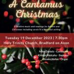 A Cantamus Christmas poster